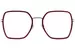 Gucci GG1850O Eyeglasses Women's Full Rim Rectangle Shape