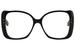 Gucci Women's Eyeglasses Gucci Logo GG0473O GG/0473/O Full Rim Optical Frame