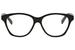 Gucci Women's Eyeglasses Web GG0456O GG/0456/O Full Rim Optical Frame