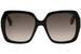 Gucci Women's Sensual Romantic GG0096S GG/0096/S Square Sunglasses