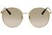 Gucci Women's Sensual Romantic GG0206SK GG/0206/SK Fashion Round Sunglasses