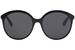 Gucci Women's Urban GG0257S GG/0257/S Fashion Round Sunglasses