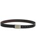 Guess Men's Plaque Buckle Reversible Belt