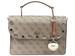 Guess Women's Jacqui Monogram Grommet Satchel Handbag