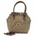 Guess Women's Logo Remix SP452705 Turnlock Satchel Handbag