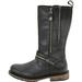 Harley Davidson Women's Sackett Zipper Detail Boots Shoes D83950