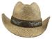 Henschel Women's Australian Embroidered Trim Straw Western Hat