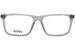 Hugo Boss 1571 Eyeglasses Men's Full Rim Rectangle Shape