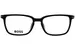 Hugo Boss 1670 Eyeglasses Men's Full Rim Rectangle Shape