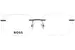 Hugo Boss 1706 Eyeglasses Men's Rimless Rectangle Shape