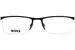 Hugo Boss 1770 Eyeglasses Men's Semi Rim Rectangle Shape