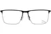 Jaguar 33625 Eyeglasses Semi Rim Rectangle Shape
