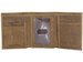 John Deere Men's Access Wallet Trifold Distressed Leather