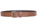 John Deere Men's Belt Bridle Leather Embossed Logo