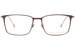 John Varvatos V171 Eyeglasses Men's Full Rim Square Optical Frame