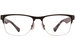John Varvatos V181 Eyeglasses Men's Semi Rim Rectangular Optical Frame