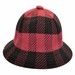 Kangol Men's Frontier Casual Fashion Check Bucket Hat