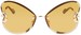 Lanvin LNV124S Sunglasses Women's Oval Shape