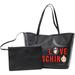 Love Moschino Women's Embroidered & Jeweled Logo Tote Satchel Handbag