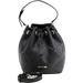 Love Moschino Women's Logo Embossed Top Handle Bucket Handbag