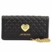 Love Moschino Women's Quilted Leather Clutch Shoulder Handbag