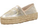 Love Moschino Women's Studded Logo Espadrilles Slip-On Shoes