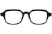 Lucas De Stael Geppetto-02-Crocodile Genuine Leather Eyeglasses Round Shape