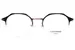 Lumiere 6545 Eyeglasses Women's Semi Rim Round Shape