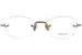 Matsuda M5015 Eyeglasses Rimless Oval Shape