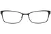 Max Mara MM1237 Eyeglasses Women's Full Rim Rectangle Shape