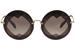 Miu Miu Women's SMU01S SMU/01S Fashion Round Sunglasses