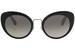 Miu Miu Women's SMU06T Fashion Cat Eye Sunglasses