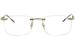 Mont Blanc Men's Eyeglasses MB0049O MB/0049/O Rimless Optical Frame