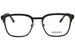 Morel Oga 10199O Titanium Eyeglasses Men's Full Rim Rectangle Shape