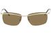 Mustang Men's Mach 0404 Fashion Rectangle Sunglasses