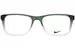 Nike 1000Y Eyeglasses Full Rim Rectangle Shape