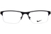Nike 8159 Eyeglasses Men's Semi Rim Rectangle Shape