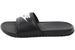 Nike Unisex Benassi Swoosh & Logo Black/White Slide Sandals Shoes