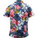 Original Penguin Men's Floral Printed Woven Short Sleeve Button Front Shirt