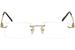 Paul Vosheront Lunettes Women's Eyeglasses PV349 PV/349 Rimless Optical Frame
