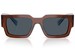 Prada PR B17S Sunglasses Men's Rectangle Shape