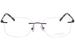 Pure Airlock Brace Titanium Eyeglasses Rimless
