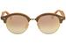 Ray Ban Club Round RB4246M Wood Sunglasses Semi Rim Round Shape