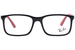Ray Ban RY1621 Eyeglasses Youth Kids Full Rim Rectangle Shape