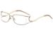 Roberto Cavalli Women's Eyeglasses Crisoprasio 491 Half Rim Optical Frame