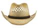 Scala Men's Pinch Front Raffia Western Hat