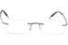 Silhouette Eyeglasses Dynamics Colorwave Chassis 5500 Rimless Optical Frame