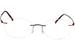 Silhouette Eyeglasses Dynamics Colorwave Chassis 5500 Rimless Optical Frame