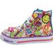 Skechers Little/Big Girl's Twinkle Toes Shuffles Trendy Talk Light Up Sneakers