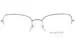 Swarovski SK1023 Eyeglasses Women's Semi Rim Cat Eye